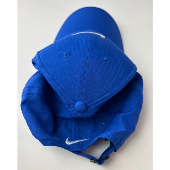 Nike Legacy91 Tech Hat Dri-Fit Adjustable Golf Game Royal Blue White BV1076-480 - Picture 5 of 10
